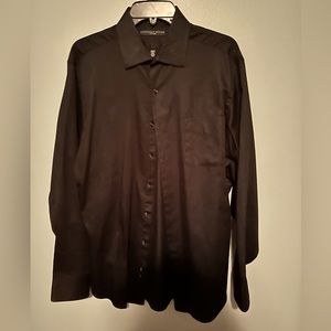 Black slim fit Geoffrey Beene dress shirt